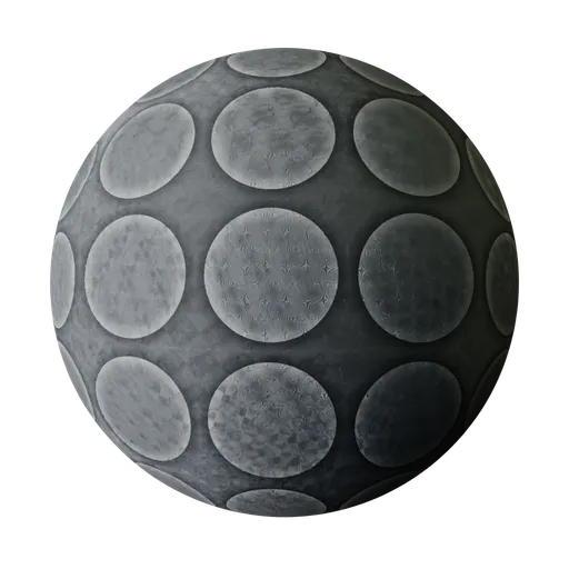 Padded Fabric – Soft Embossed Circles