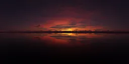 Dramatic Sunset Sky Landscape