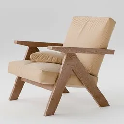 Apex Linen Lounge Chair