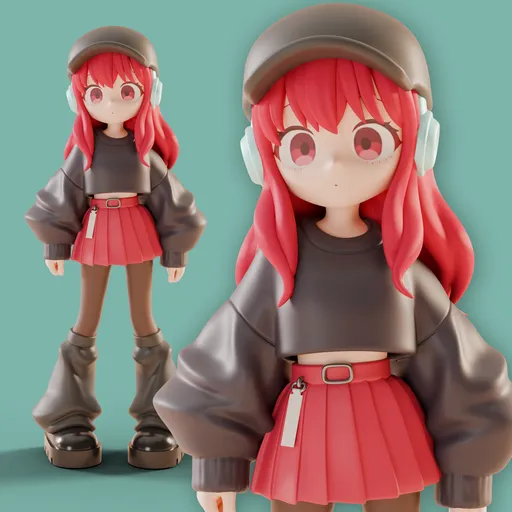 Lo-Fi Redhead Girl
