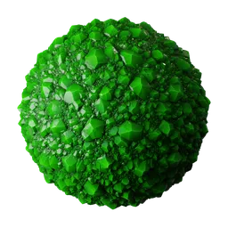 Green crystal