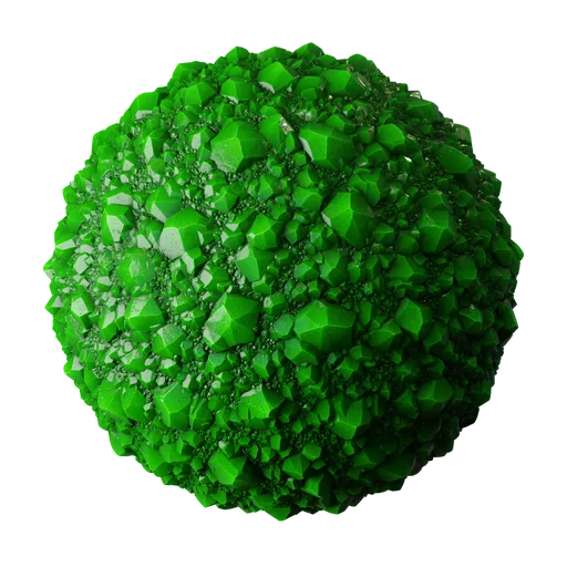 Green crystal