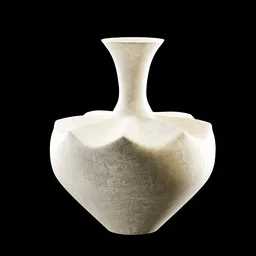 White Vase Sculpture