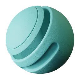 Cyan Textured Plaster
