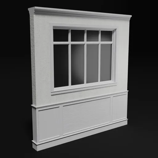 Classic Interior Large Window Wall