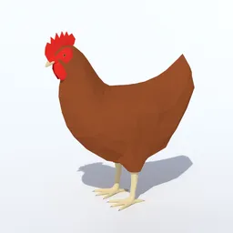 Low Poly Chicken
