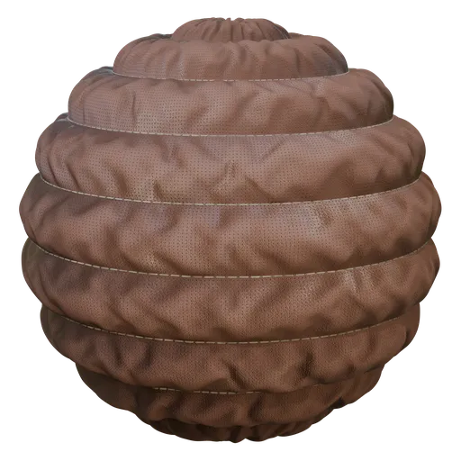 Puffy Cream Leatherette