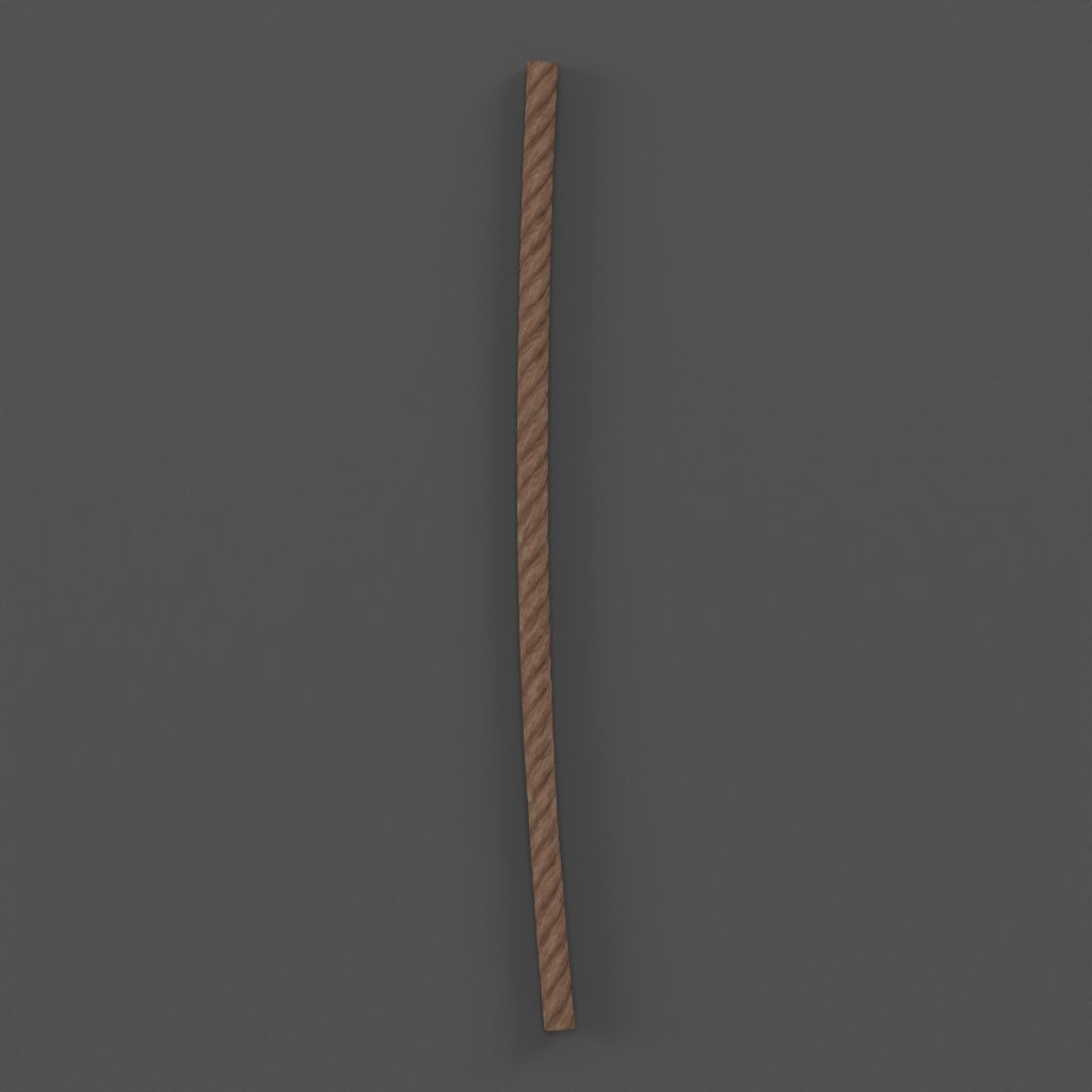 Hanging rope 02 | Handtools models | Blendkit
