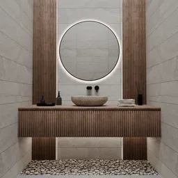 Modern Minimalist Bathroom Sink Set