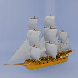 Frigate Sailing Ship