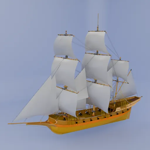 Frigate Sailing Ship