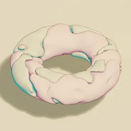 Studio Ghibli Style Cel Shaded  Torus