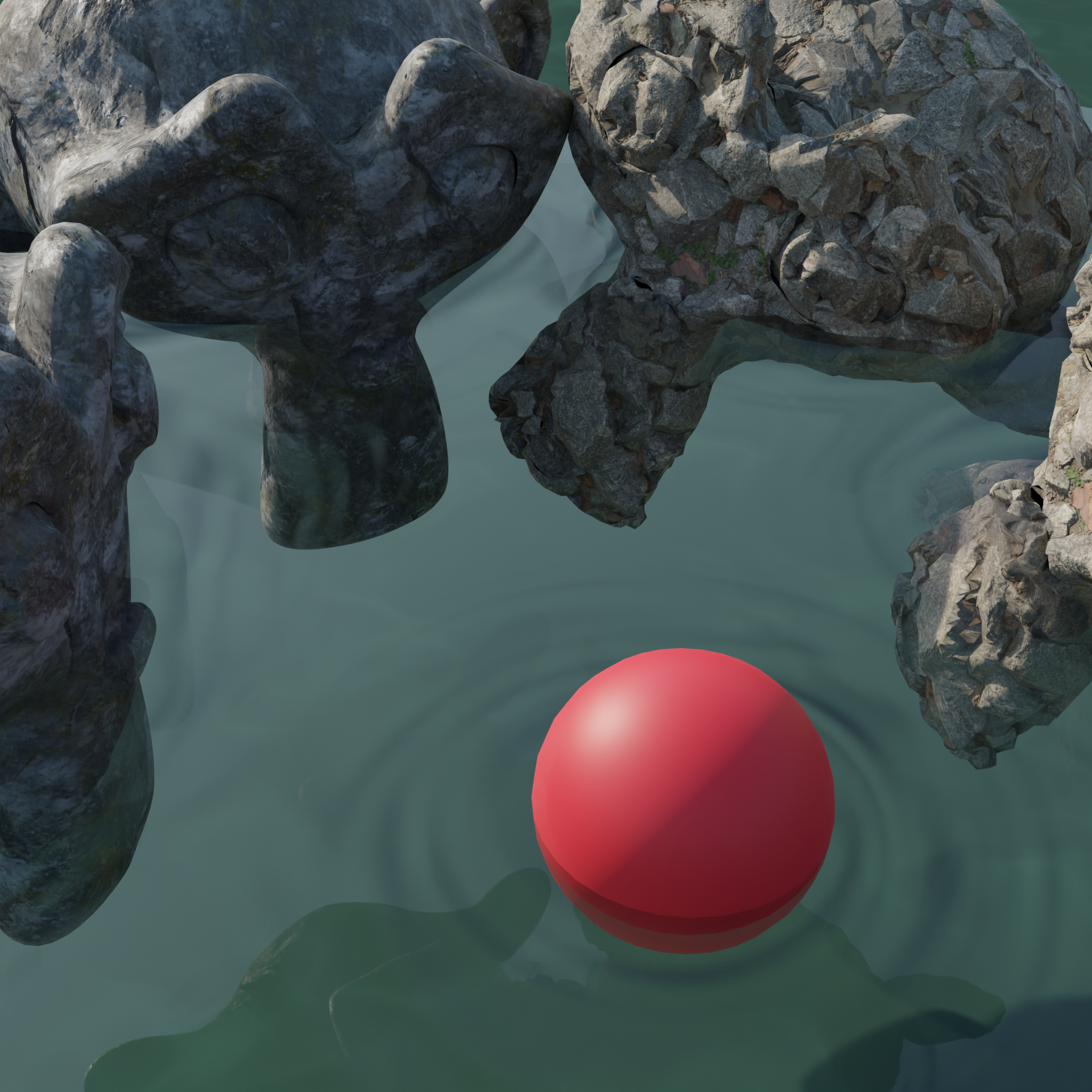 Water Ripples Geometry Nodes Modifiers models BlenderKit
