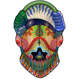 Space Escape Reptilian Carpet