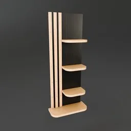 Slatted Wall Shelf