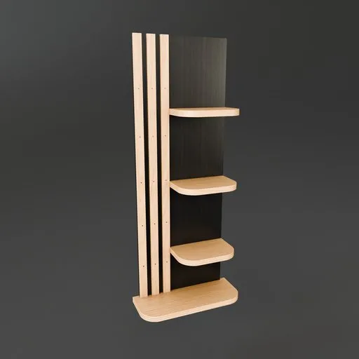 Slatted Wall Shelf