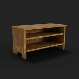 Tv console wooden