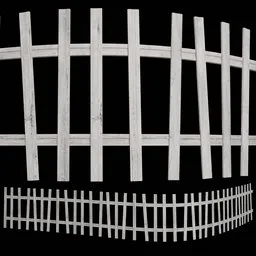 Shapeable Wood Fence