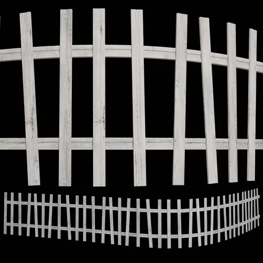 Shapeable Wood Fence