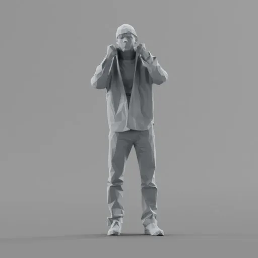 Lowpoly Male Standing