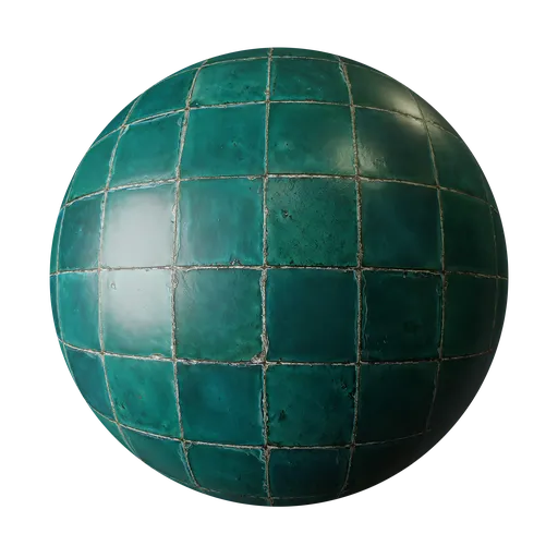 Emerald Glazed Mosaic Tile