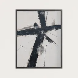 Abstract Painting Gestural-Inspired