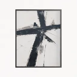 Abstract Painting Gestural-Inspired