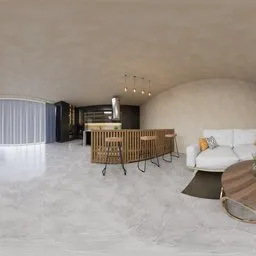 Contemporary Open Living Kitchen