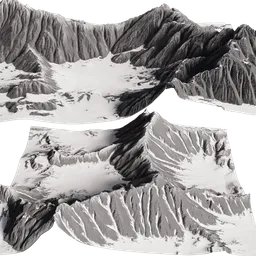 Snow Mountains Dunes