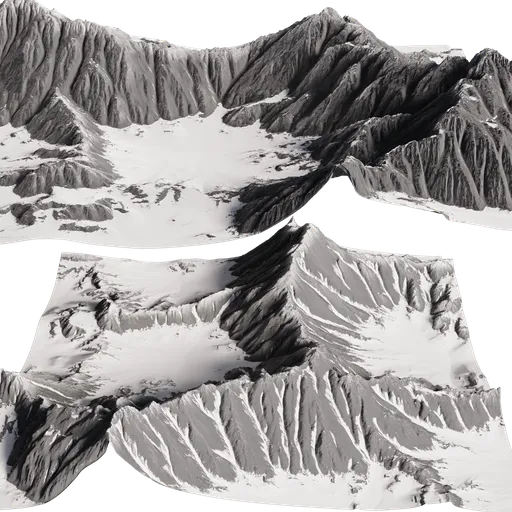 Snow Mountains Dunes