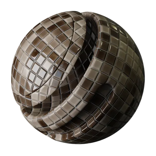 Brown Mosaic Tiles