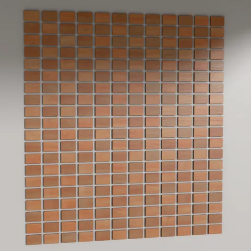Wooden Grid Wall