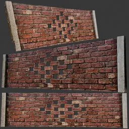 Brick Wall fence