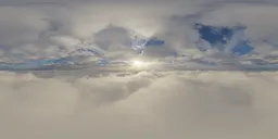 Above the Clouds with Sunrays