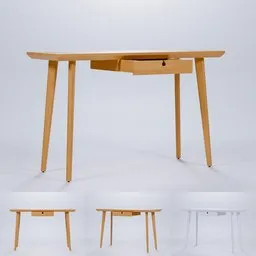 Ikea Lisabo wooden table desk