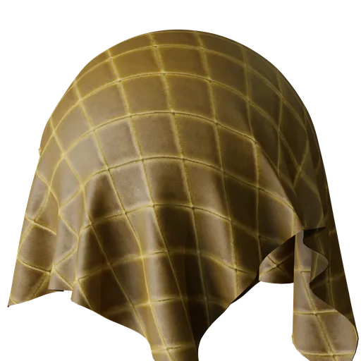 Geometric Gold Velvet