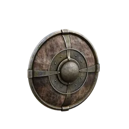 "Wooden shield with metal accents, a perfect addition for medieval games and 3D models. 1k textures and modeled in Blender 3D software. Suitable for use in Unreal Engine 5 and iOS platforms."