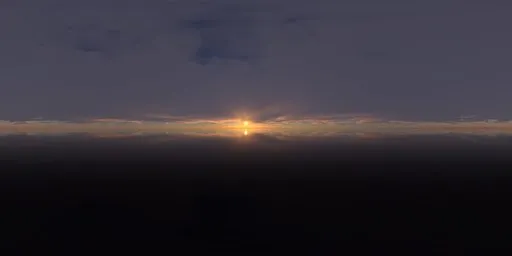 Thick clouds, sea, water, sunlight