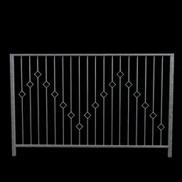 Metal fence