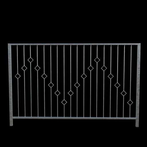 Metal fence