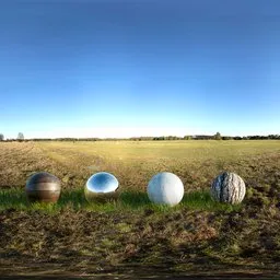 Pultusk Field, unclipped sun