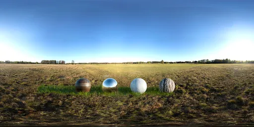 Pultusk Field, unclipped sun