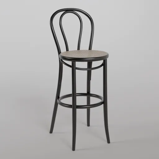 18 Barstool B123 - Black Grain