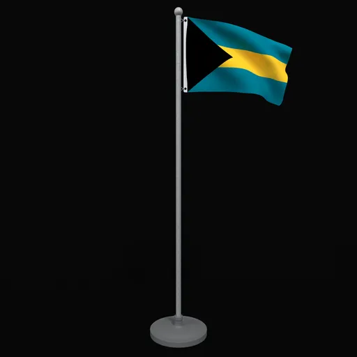 Animated Flag of Bahamas
