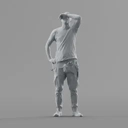 Lowpoly Construction Worker