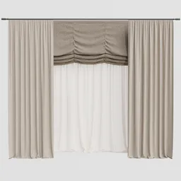 GD Silk and Cotton Curtain