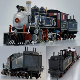 Steam Locomotive Mogul