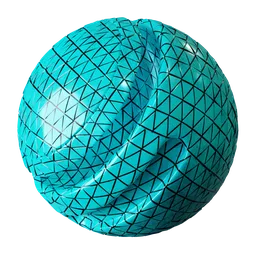 Metallic Triangles Tile