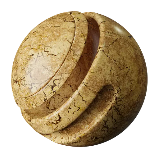Yellow marble