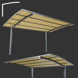 Modern Metal Canopy